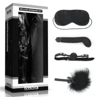 Kit Bondage con Vibrador: Plumero, Mordaza y Antifaz · LOVETOY · LOVETOY · Accesorios BDSM y Fetish