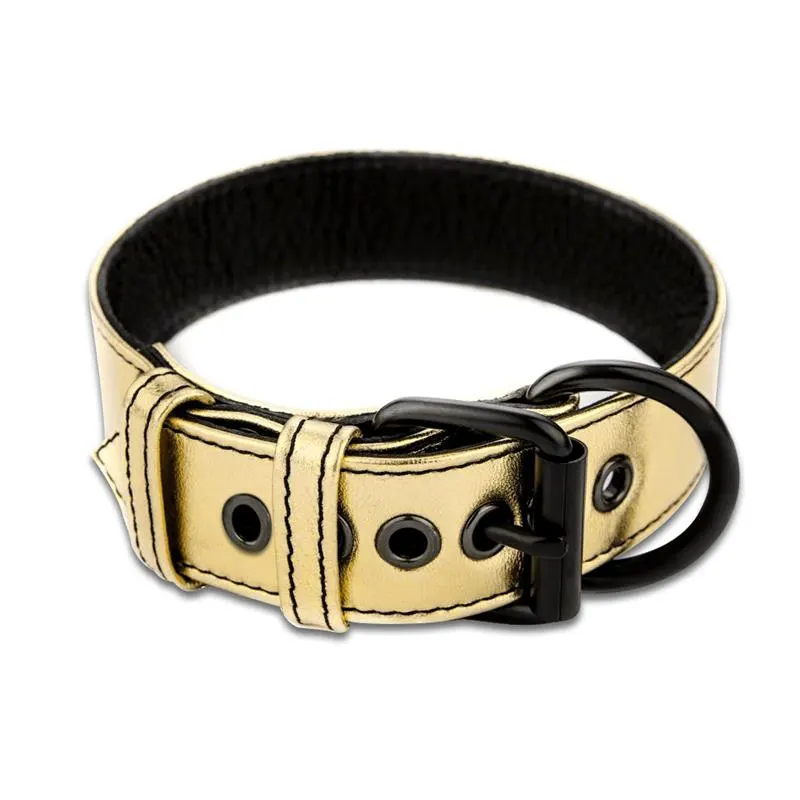 Collar con Correa Bondage Dorado · LOVETOY · Accesorios BDSM y Fetish — Foto 2