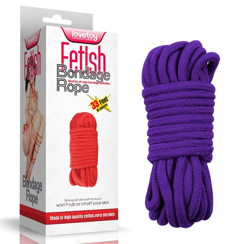 Cuerda Bondage Suave Púrpura · LOVETOY · Esposas y Ataduras — photo 6