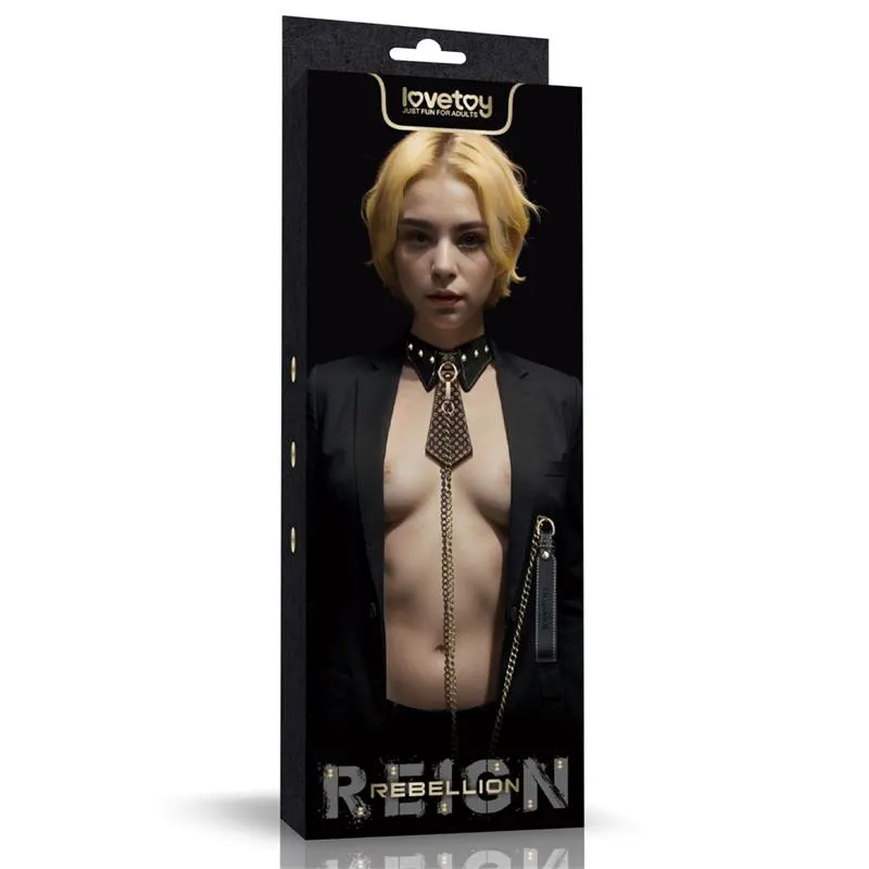 Rebellion Reign Collar con Cadena · LOVETOY · Accesorios BDSM y Fetish — photo 11