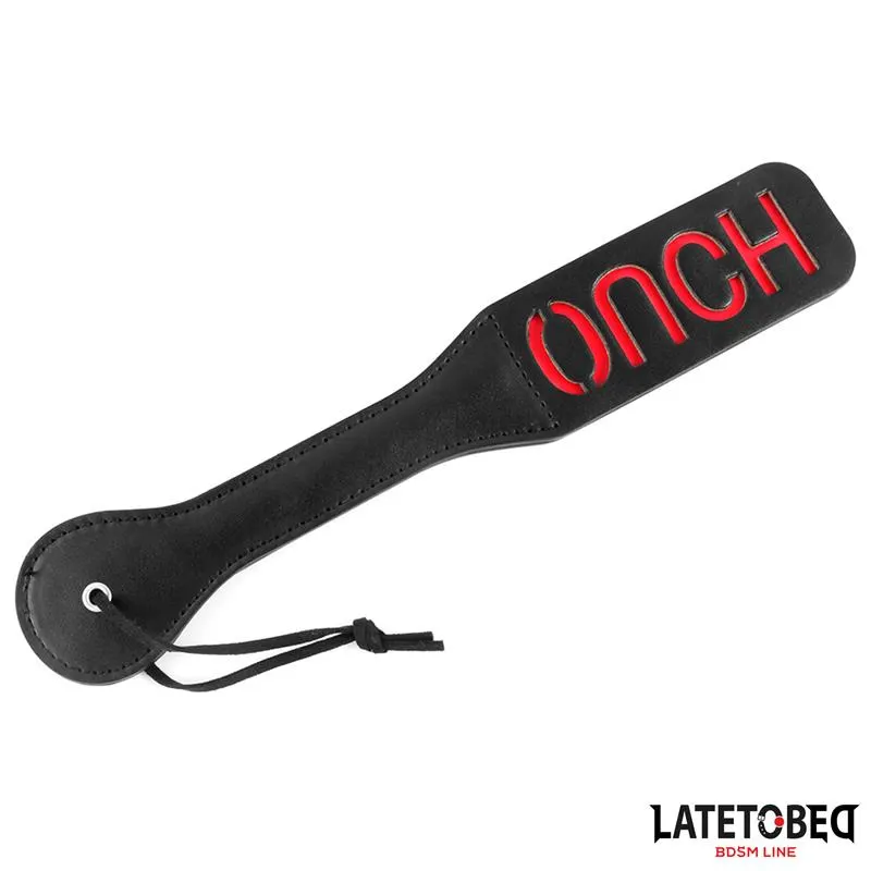 Pala Doble Capa Lema OUCH 32 cm · LATETOBED BDSM LINE · Spanking y Azotes — photo 2