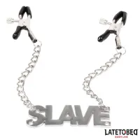 Pinzas para Pezones Lema Slave · LATETOBED BDSM LINE · Pinzas y Pezoneras