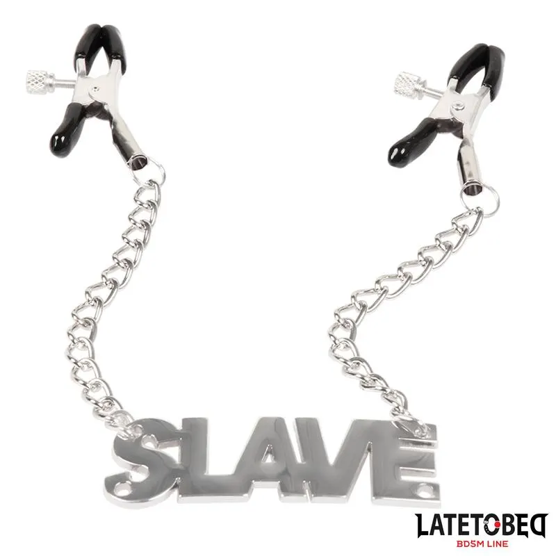 Pinzas para Pezones Lema Slave · LATETOBED BDSM LINE · Pinzas y Pezoneras