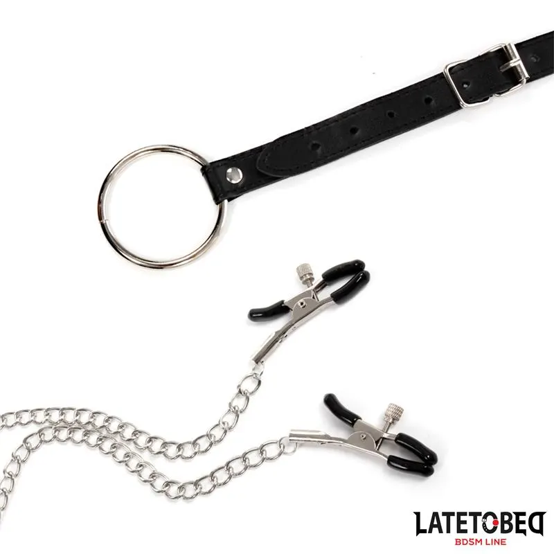 Pinzas para Pezones y Anillo para el Pene · LATETOBED BDSM LINE · Pinzas y Pezoneras — photo 3