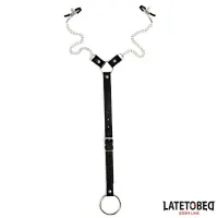 Pinzas para Pezones y Anillo para el Pene · LATETOBED BDSM LINE · Pinzas y Pezoneras