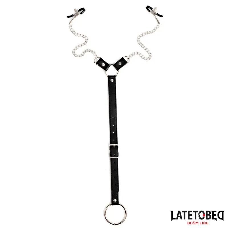 Pinzas para Pezones y Anillo para el Pene · LATETOBED BDSM LINE · Pinzas y Pezoneras