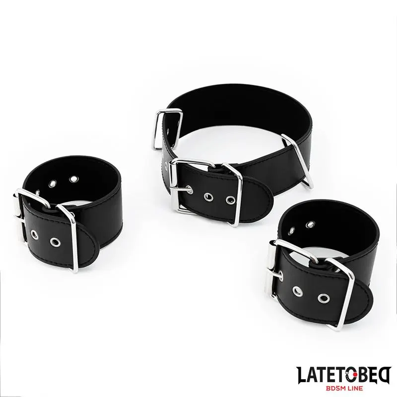 Collar y Esposas Ajustables · LATETOBED BDSM LINE · Esposas y Ataduras — photo 5