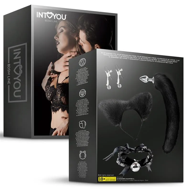 Set de 4 Pcs Cosplay · INTOYOU BDSM LINE · Accesorios y Sets
