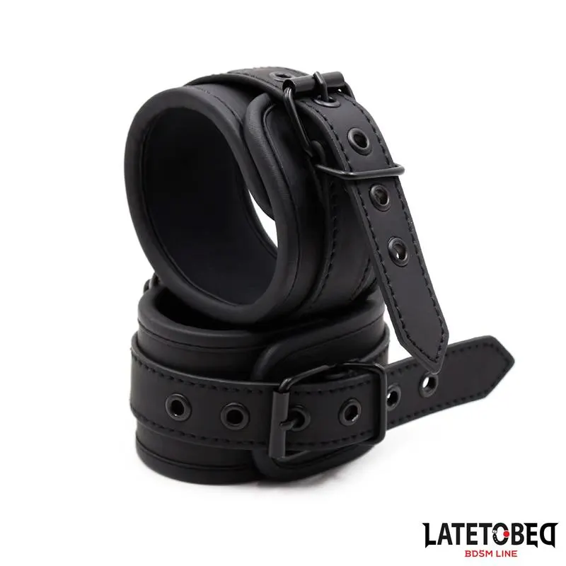 Esposas para Tobillos Negro Sólido · LATETOBED BDSM LINE · Esposas y Ataduras — photo 2