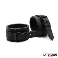 Esposas para Tobillos Negro Sólido · LATETOBED BDSM LINE · Esposas y Ataduras