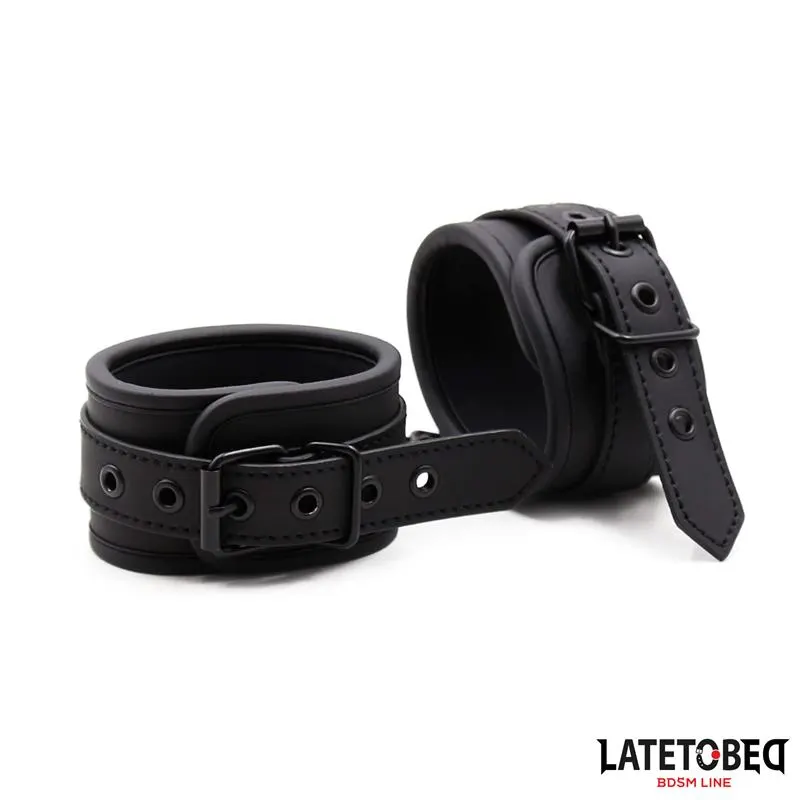 Esposas para Tobillos Negro Sólido · LATETOBED BDSM LINE · Esposas y Ataduras