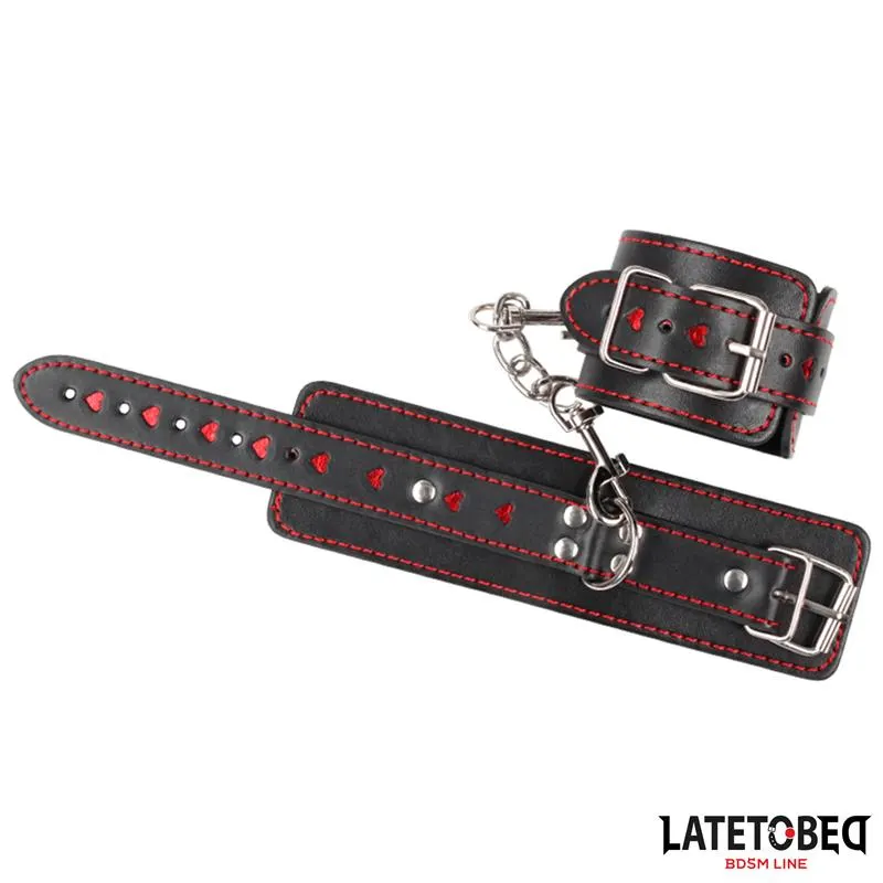 Esposas con Cadenas y Corazones · LATETOBED BDSM LINE · Esposas y Ataduras — Foto 4