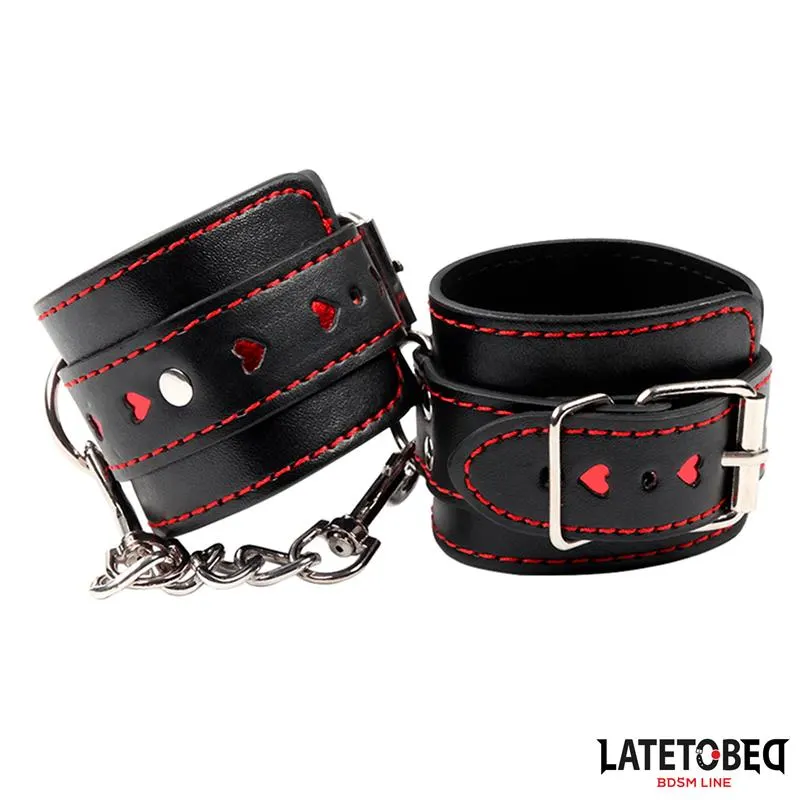 Esposas con Cadenas y Corazones · LATETOBED BDSM LINE · Esposas y Ataduras