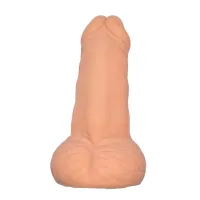 Pene con Testículos Antiestres Goma · DIVERTY SEX · Juegos y Complementos Divertidos