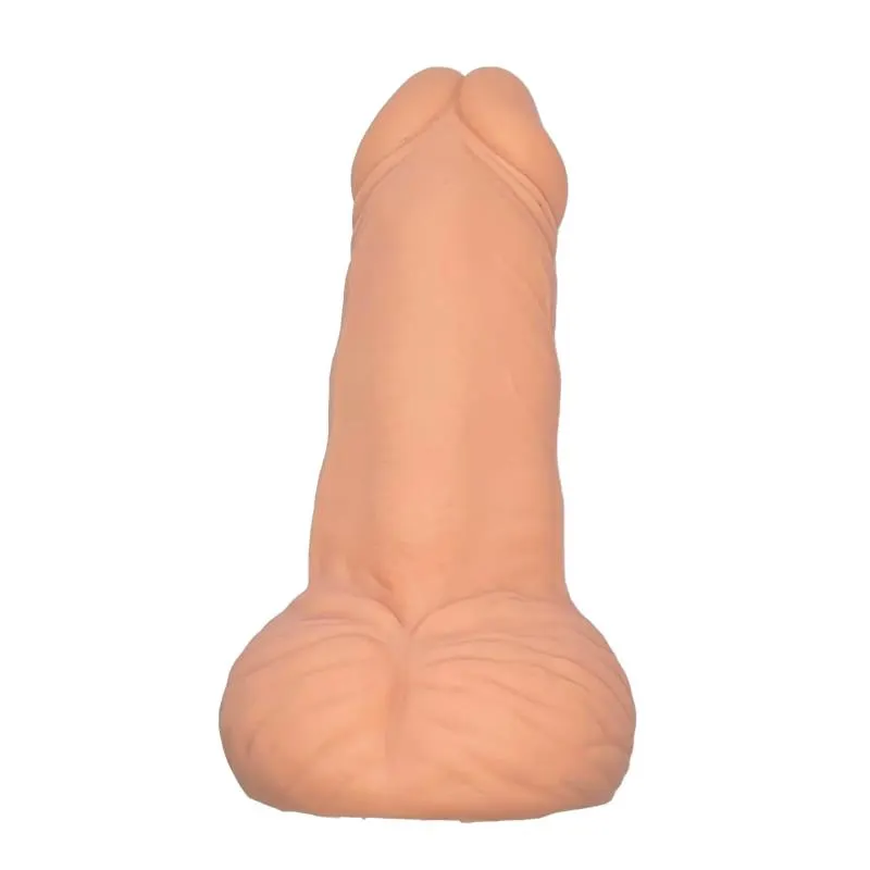 Pene con Testículos Antiestres Goma · DIVERTY SEX · Juegos y Complementos Divertidos