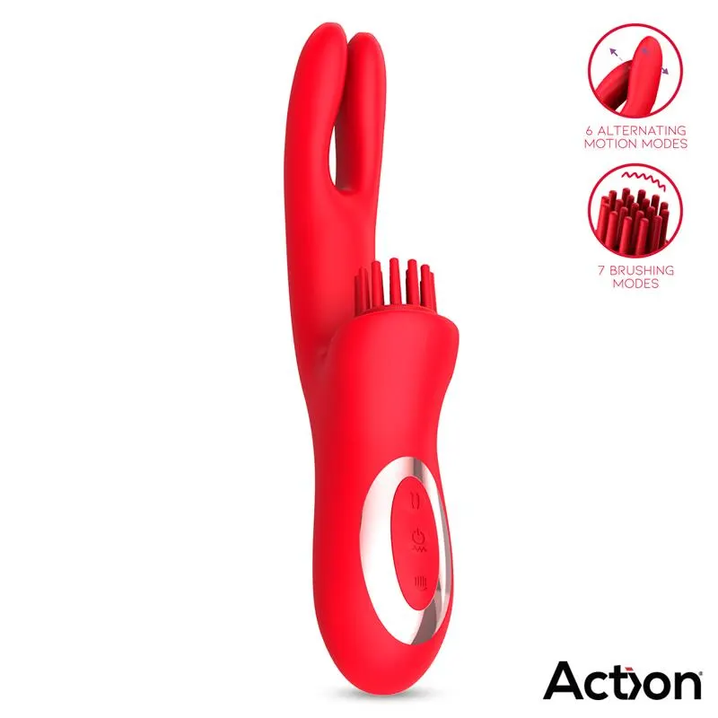 Bilma Vibrador con Movimientos Alternantes y Brushing 4 Motores · ACTION · Vibradores — Foto 2
