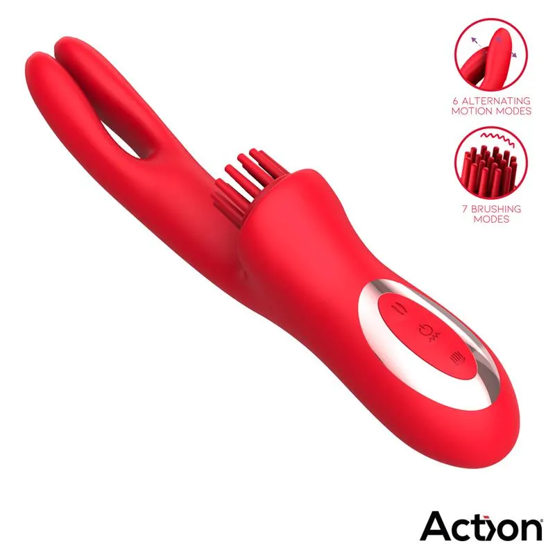 Bilma Vibrador con Movimientos Alternantes y Brushing 4 Motores · ACTION · Vibradores — Foto 3