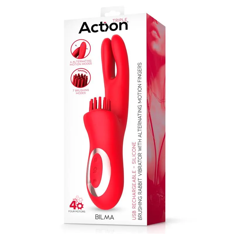 Bilma Vibrador con Movimientos Alternantes y Brushing 4 Motores · ACTION · Vibradores — Foto 10