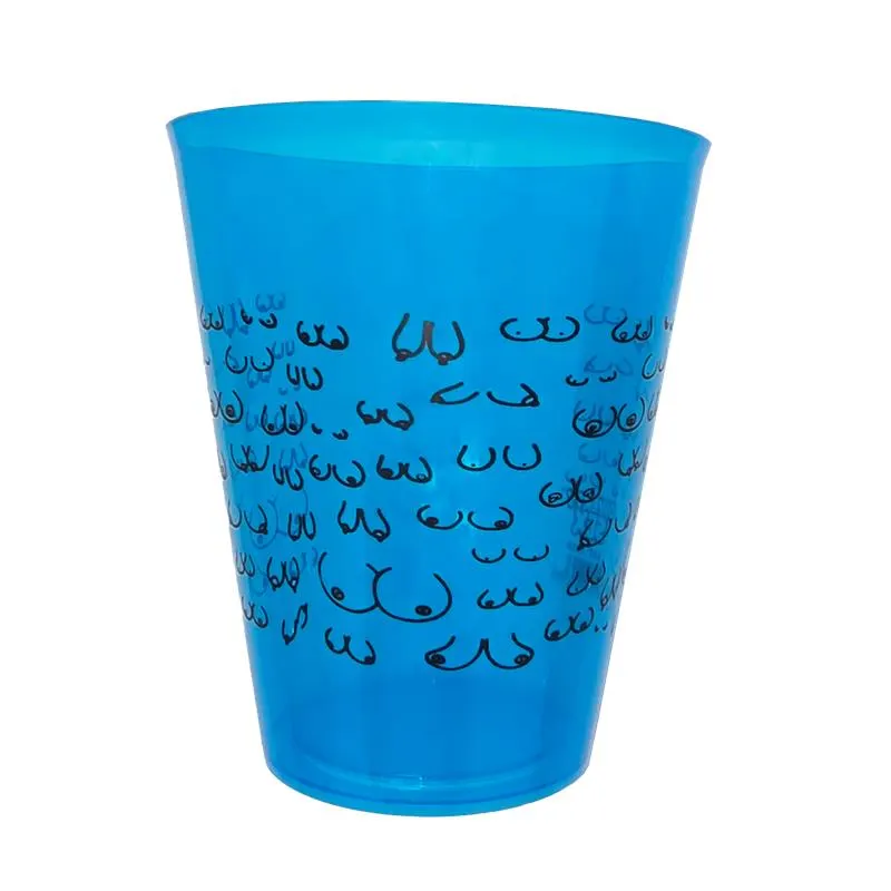 Vaso Plástico Pechos Azul 500ml · DIVERTY SEX · Juegos y Complementos Divertidos