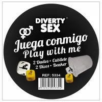 Cubilete de 2 Dados Hetero Posturas y Lugar · DIVERTY SEX · Juegos y Complementos Divertidos