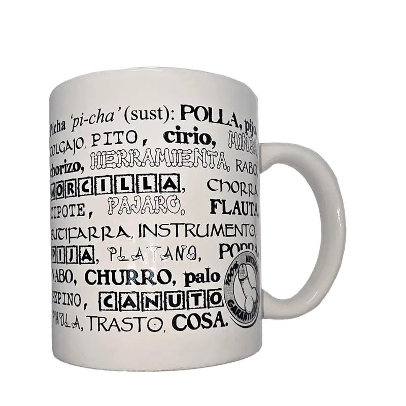 Taza Mug Sinonimos Penes 370ml · DIVERTY SEX · Juegos y Complementos Divertidos