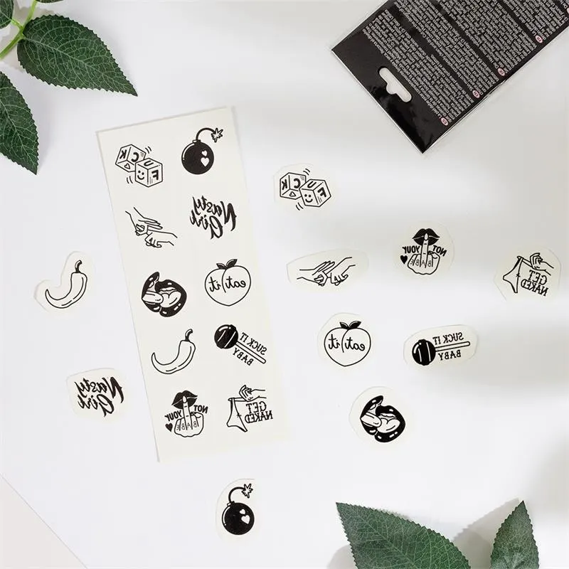 Set de 10 Tattoos Temporales Spicy Collection · SECRET PLAY · Juegos y Complementos Divertidos — photo 2
