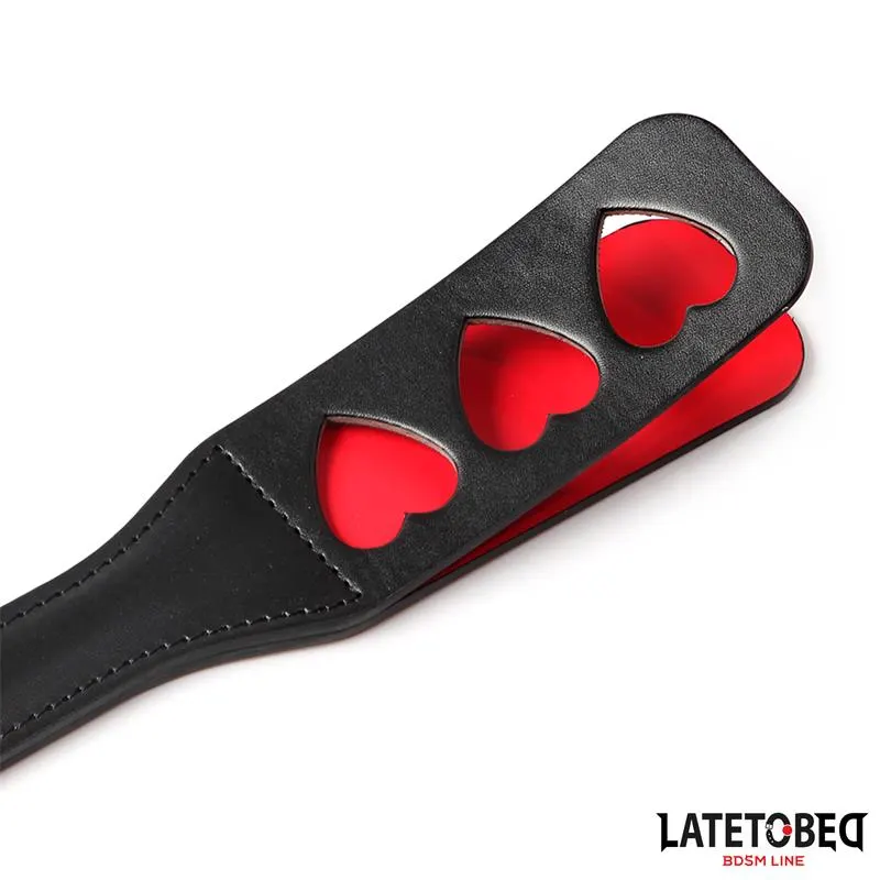 Pala Doble Capa con Corazones 32 cm · LATETOBED BDSM LINE · Spanking y Azotes — photo 3
