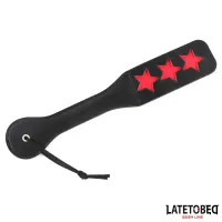 Pala Doble Capa con Estrellas 32 cm · LATETOBED BDSM LINE · Spanking y Azotes