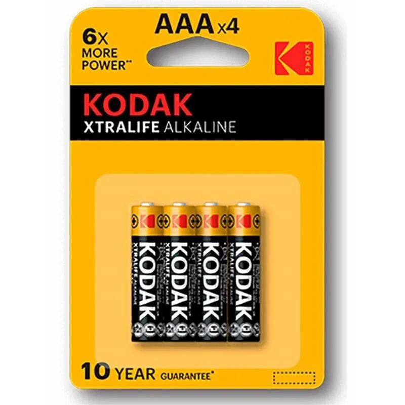 Xtralife Pila Alcalina AAA LR3 Blister de 4 · KODAK · Accesorios y Sets