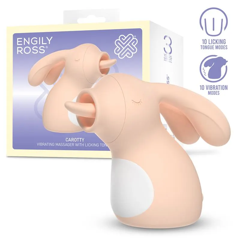 Carotty Masajeador con Vibracion y Licking · ENGILY ROSS · Accesorios y Sets