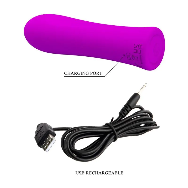 Alfreda Vibrador Violeta · PRETTYLOVE · Huevos y Balas Vibradoras — Foto 5