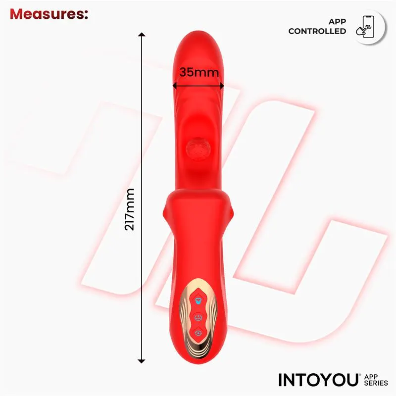 Franky Vibrador con Biting y Bola Rotativa con APP · INTOYOU APP SERIES · Vibradores — photo 12