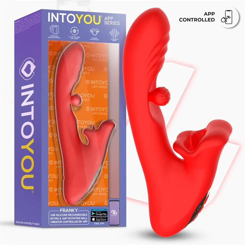 Franky Vibrador con Biting y Bola Rotativa con APP · INTOYOU APP SERIES · Vibradores — photo 13