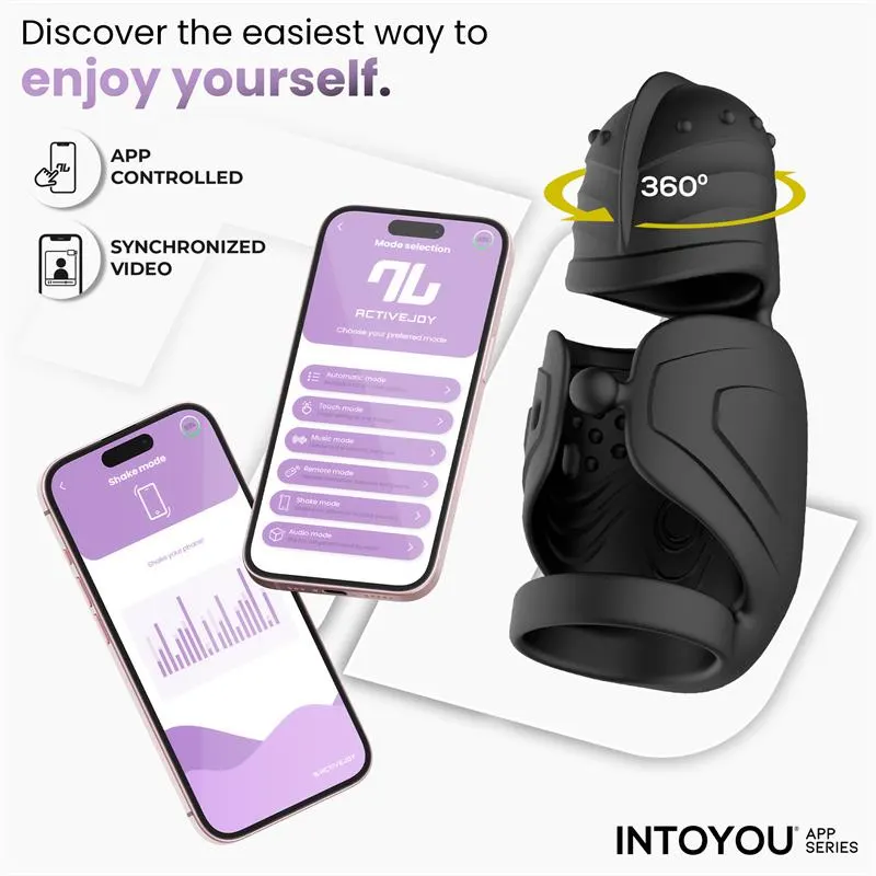 Zonte Masturbador con Rotación y Vibración con App · INTOYOU APP SERIES · Vibradores — photo 3