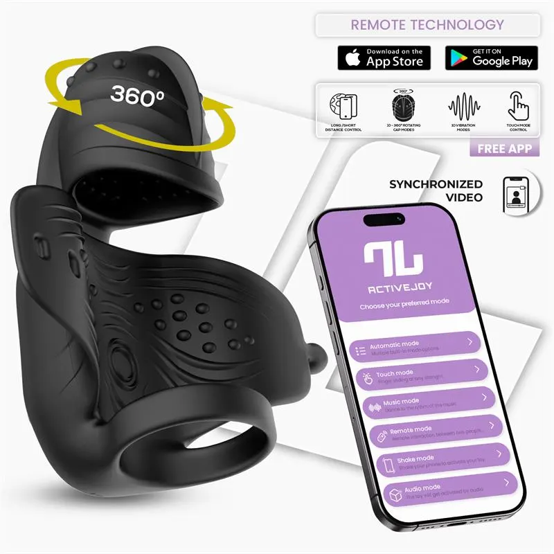 Zonte Masturbador con Rotación y Vibración con App · INTOYOU APP SERIES · Vibradores