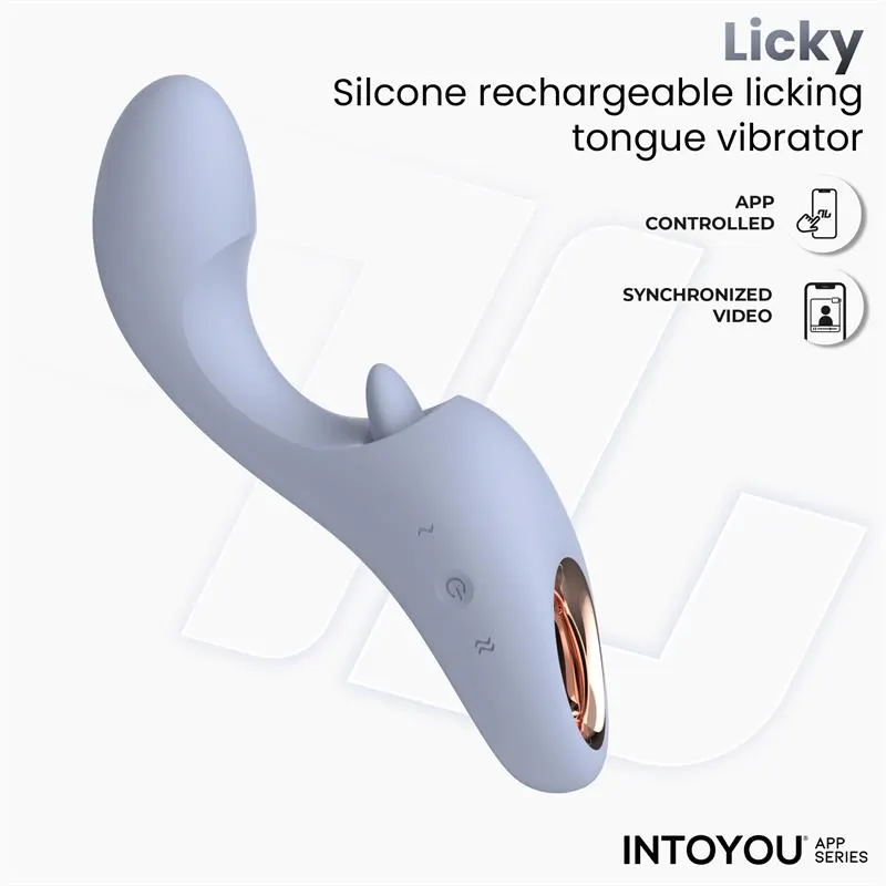 Licky Vibrador con Lengua Licking con App · INTOYOU APP SERIES · Vibradores — Foto 4