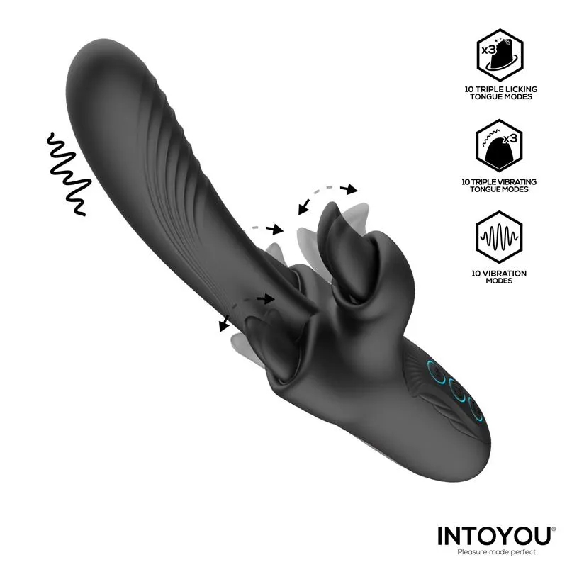Triton Vibrador Triple Lengua · INTOYOU · Vibradores — Foto 3