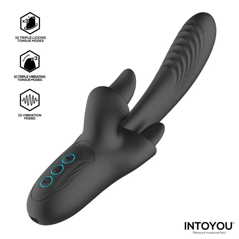 Triton Vibrador Triple Lengua · INTOYOU · Vibradores — Foto 4