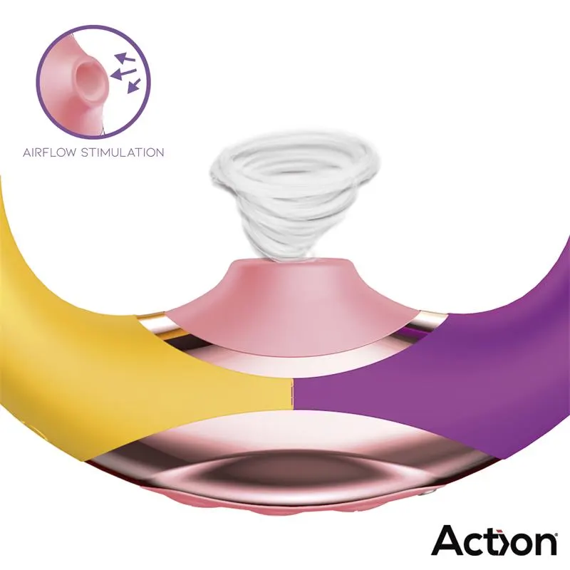 Two Lovers 3 in 1 Vibrador con Finger y Succión · ACTION · Vibradores — photo 5