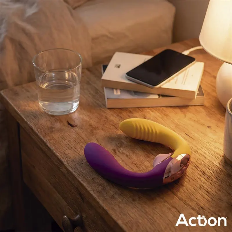 Two Lovers 3 in 1 Vibrador con Finger y Succión · ACTION · Vibradores — photo 7