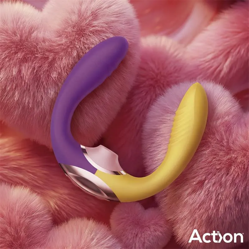 Two Lovers 3 in 1 Vibrador con Finger y Succión · ACTION · Vibradores — photo 8