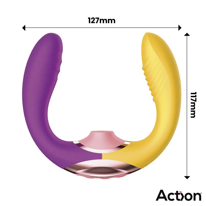Two Lovers 3 in 1 Vibrador con Finger y Succión · ACTION · Vibradores — photo 9