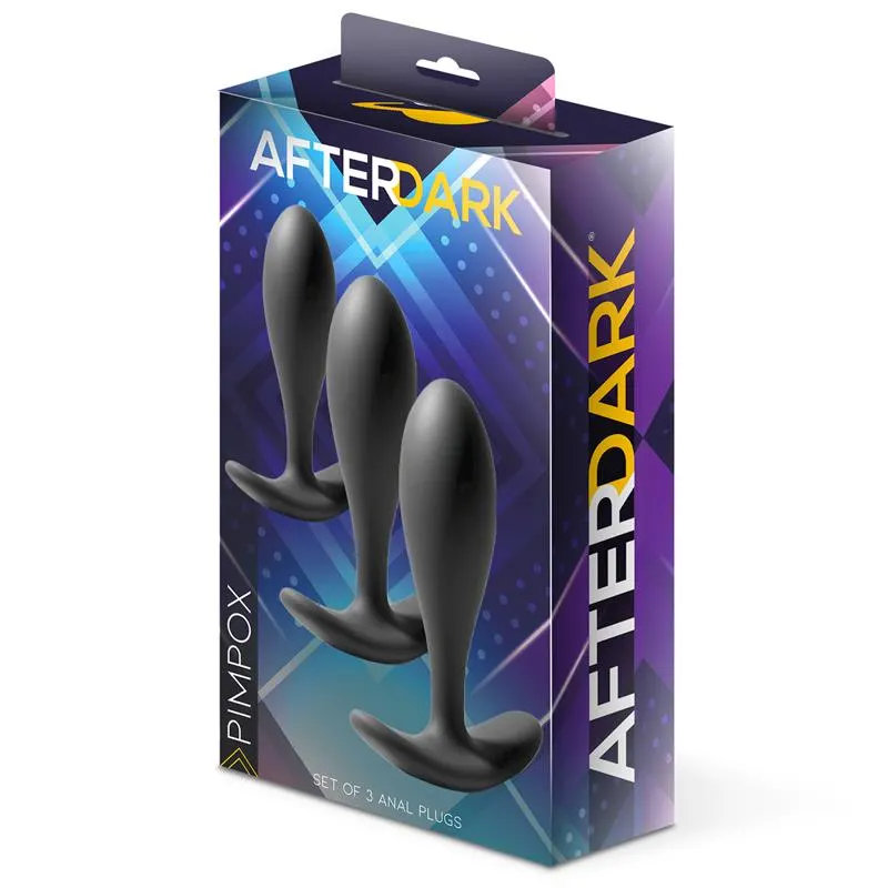 Pimpox Set de 3 Plugs Anales · AFTERDARK · Anal — Foto 4