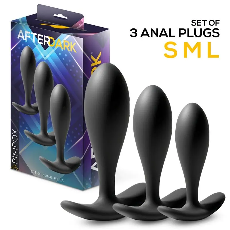 Pimpox Set de 3 Plugs Anales · AFTERDARK · Anal