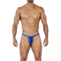 C4MSPX11 Micro Tanga Mesh Electric Blue · CUT4MEN · Tangas y Braguitas