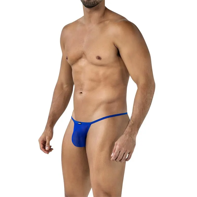 C4MSPX16 Tanga Kini Mesh Electric Blue · CUT4MEN · Tangas y Braguitas