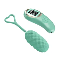 Vivian Huevo Vibrador con Control Remoto Pantalla Digital Verde · PRETTYLOVE · Huevos y Balas Vibradoras