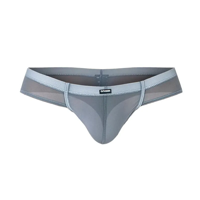 C4MSPX22 Calzoncillo Hybrid Cheeky Brief Mesh Grey · CUT4MEN · Tangas y Braguitas — Foto 3