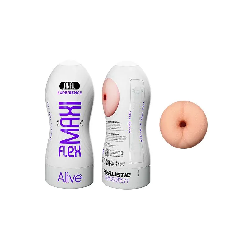 Anal Maxi Flesh Masturbador Talla L · ALIVE · Masturbadores Él — Foto 3