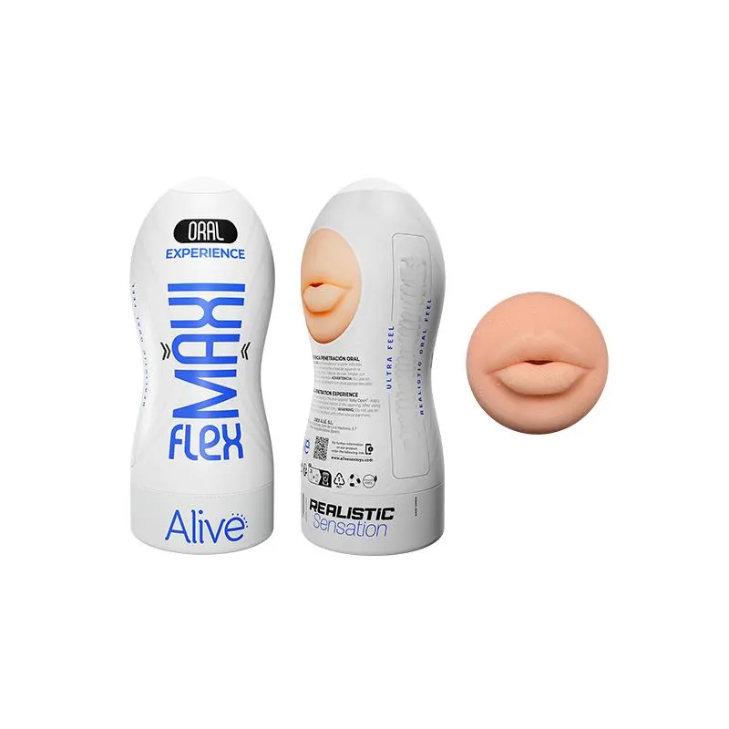 Oral Maxi Flesh Masturbador Talla L · ALIVE · Masturbadores Él — photo 3